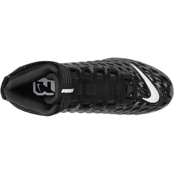 Nike Force‎ Savage Pro 2 Football Cleats Black/White Men's 10.5 NIB AH4000-002 - Picture 6 of 10